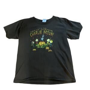 Peanuts Charlie Brown Tshirt Youth Size XL Halloween The Great Pumpkin Snoopy